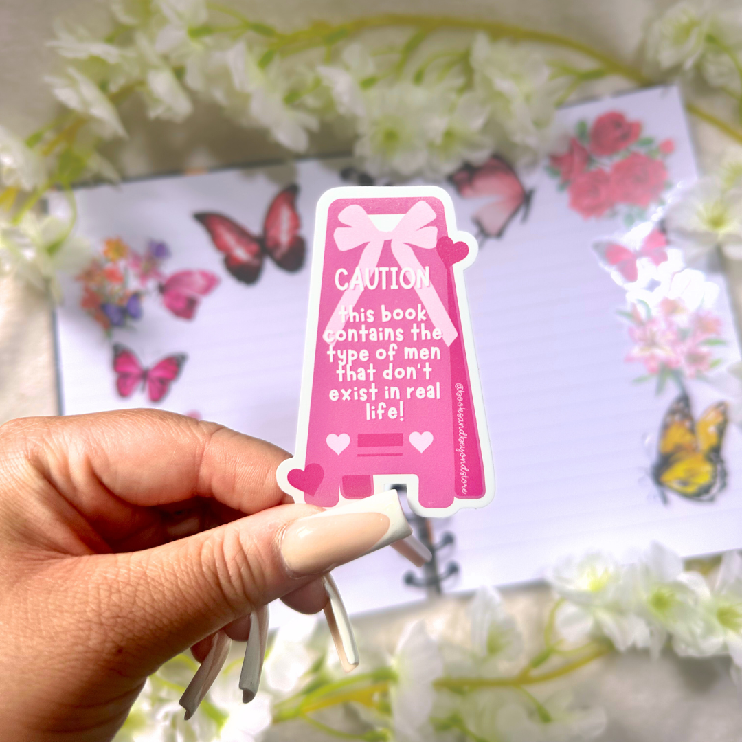 Romance Caution Sign Vinyl Sticker