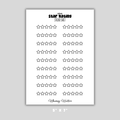 Blank Star Rating Sticker Sheet
