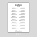 Blank Spice Rating Sticker Sheet