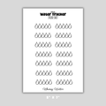 Water Tracker Sticker Sheet