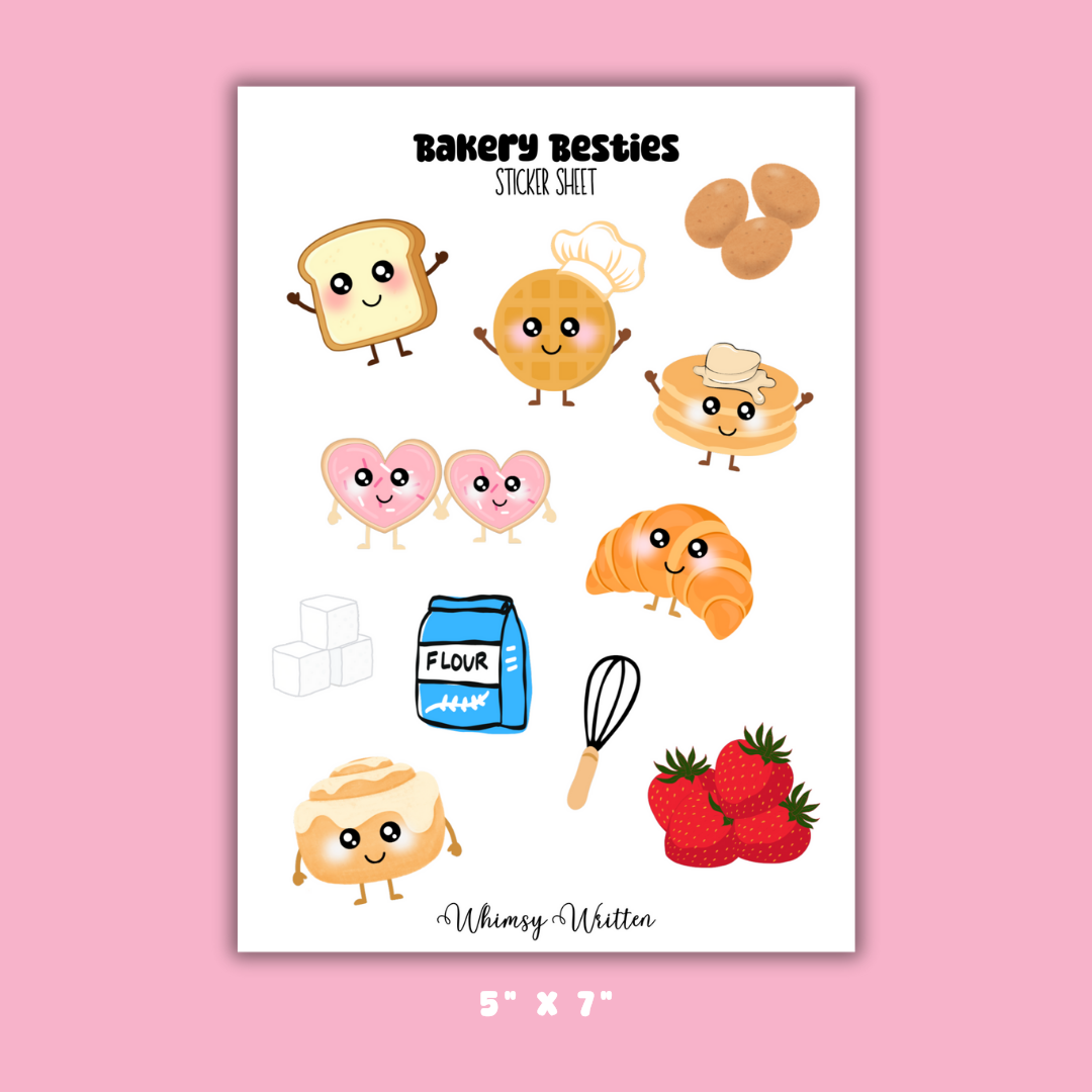 Bakery Besties Sticker Sheet