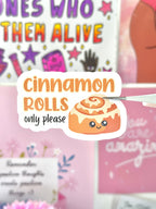 Cinnamon Rolls Vinyl Sticker