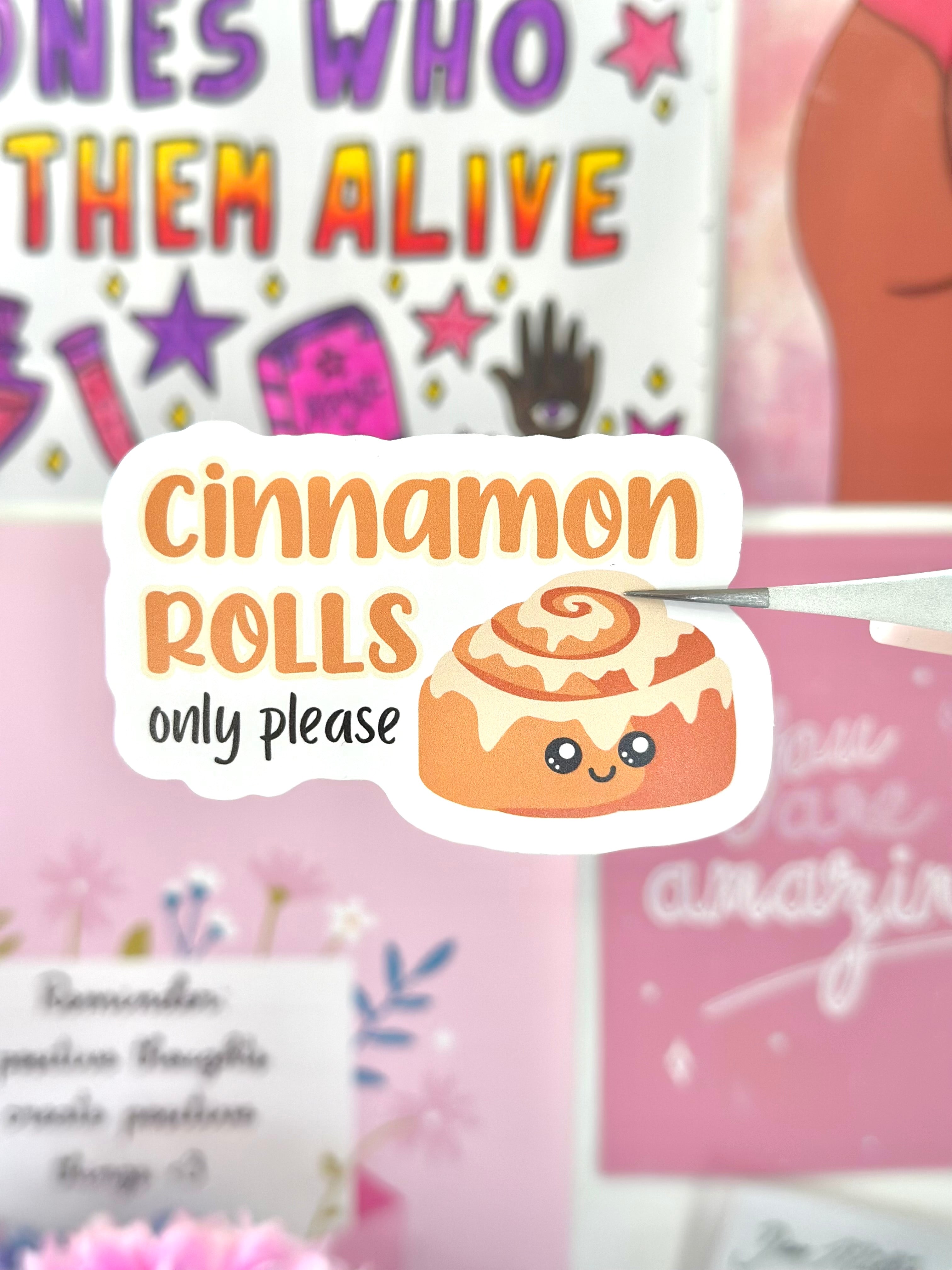 Cinnamon Rolls Vinyl Sticker