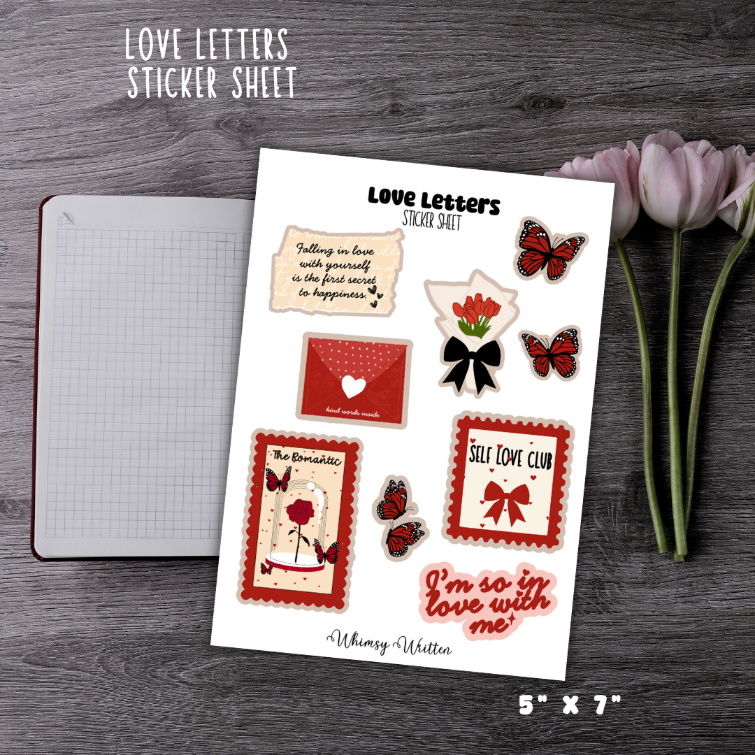 Love Letters Sticker Sheet