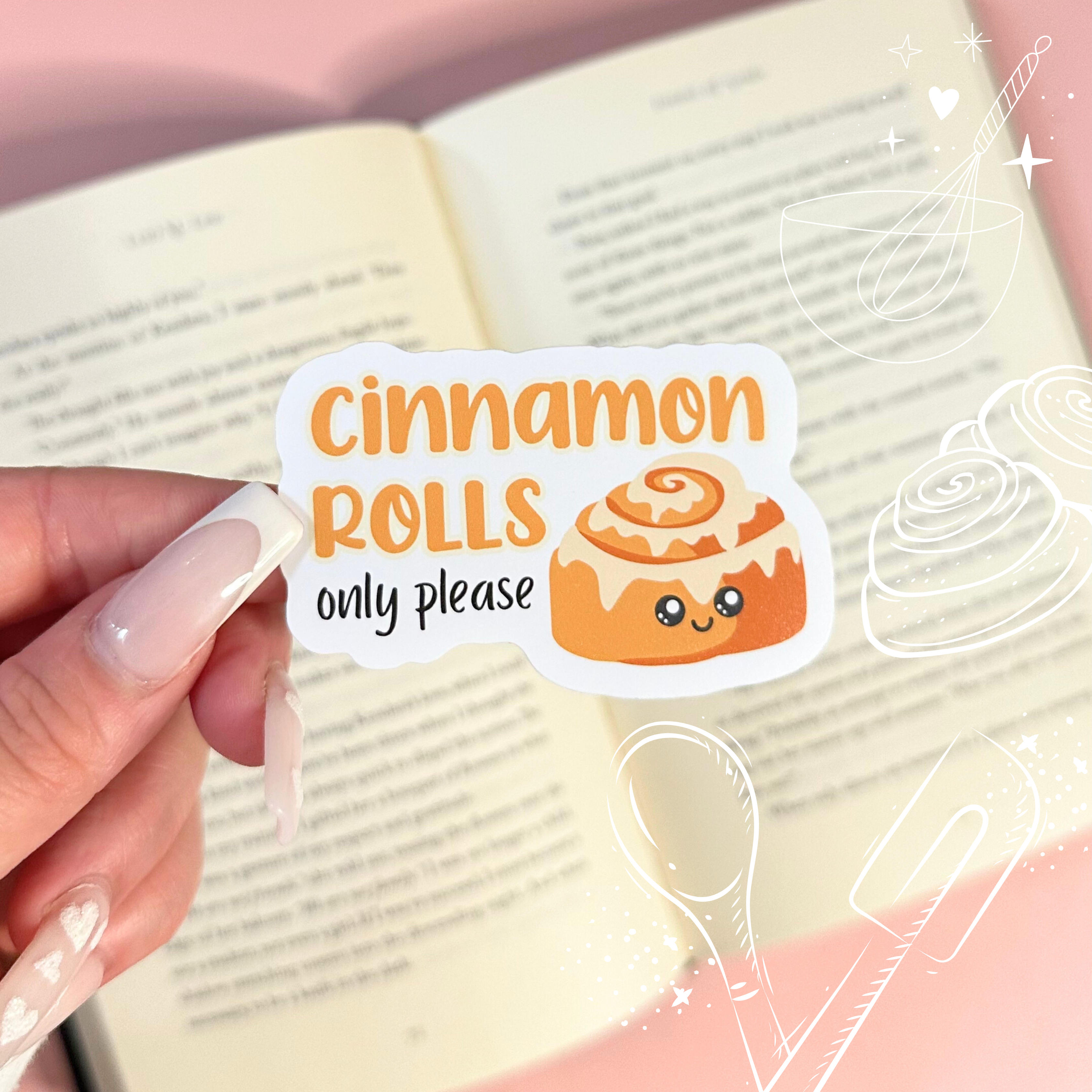 Cinnamon Rolls Vinyl Sticker
