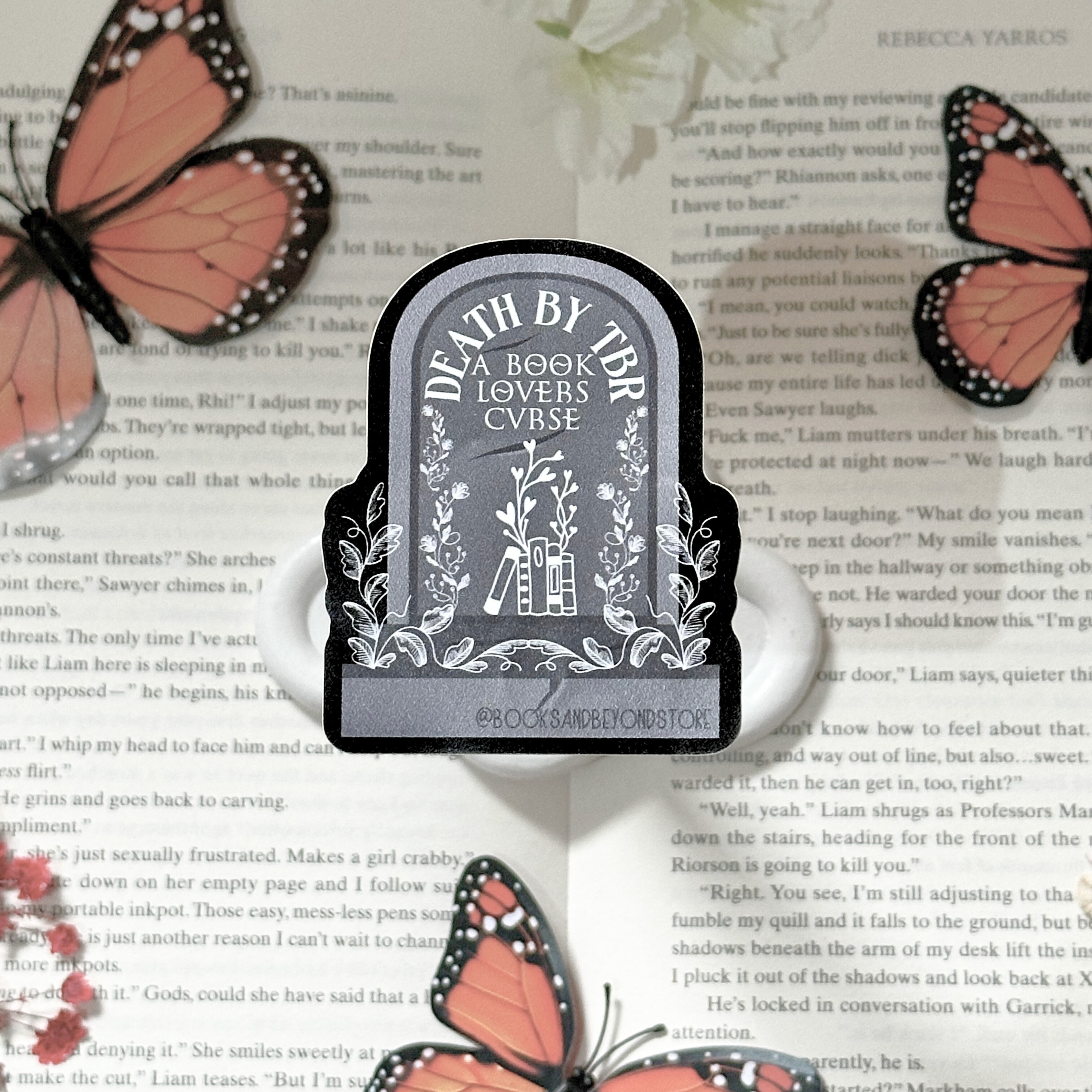 Death By TBR Vinyl Sticker