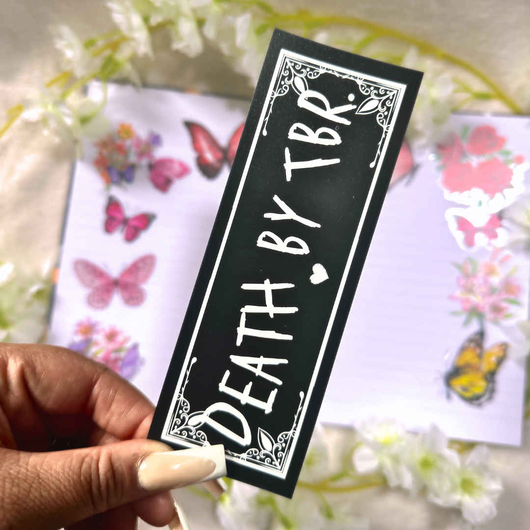 Death By TBR Bookmark